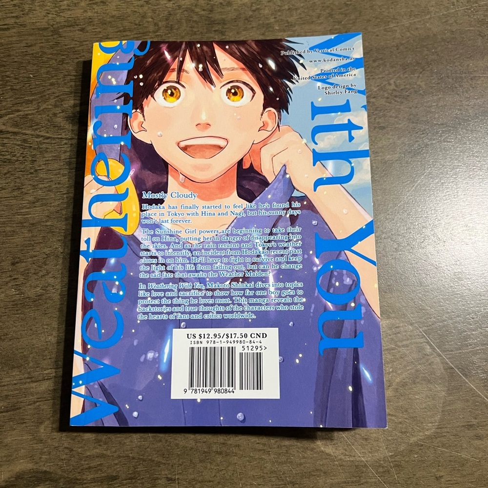 Weathering With You Manga Book 2